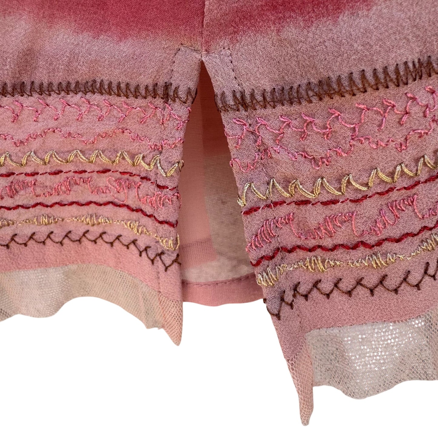 Randolph Duke The Look Sheer Silk Striped Button-Up Shirt & Sleeveless Top Set 6