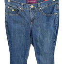 Switch Gloria Vanderbilt Giselle Bootcut Jeans Womens 8 Short Blue Stretch Denim Swan 3 image
