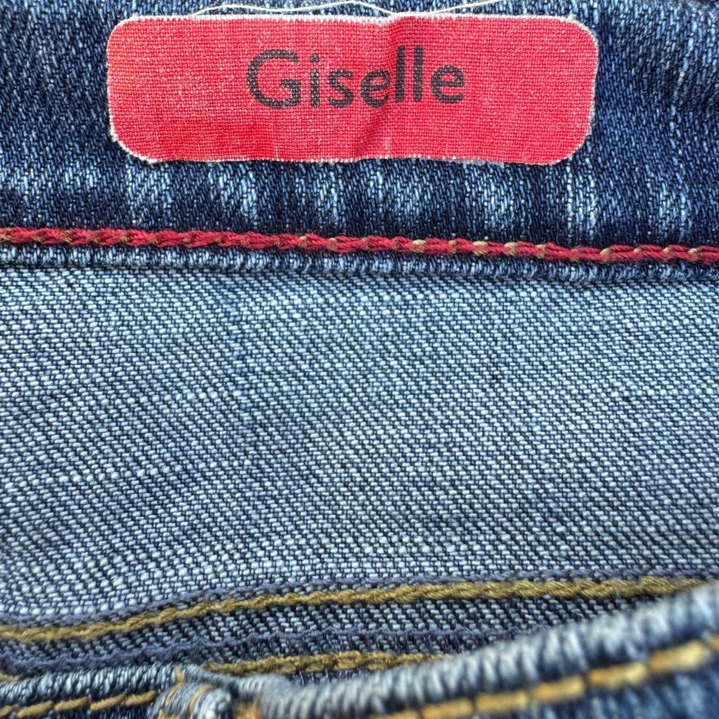 Gloria Vanderbilt Giselle Bootcut Jeans Womens 8 Short Blue Stretch Denim Swan