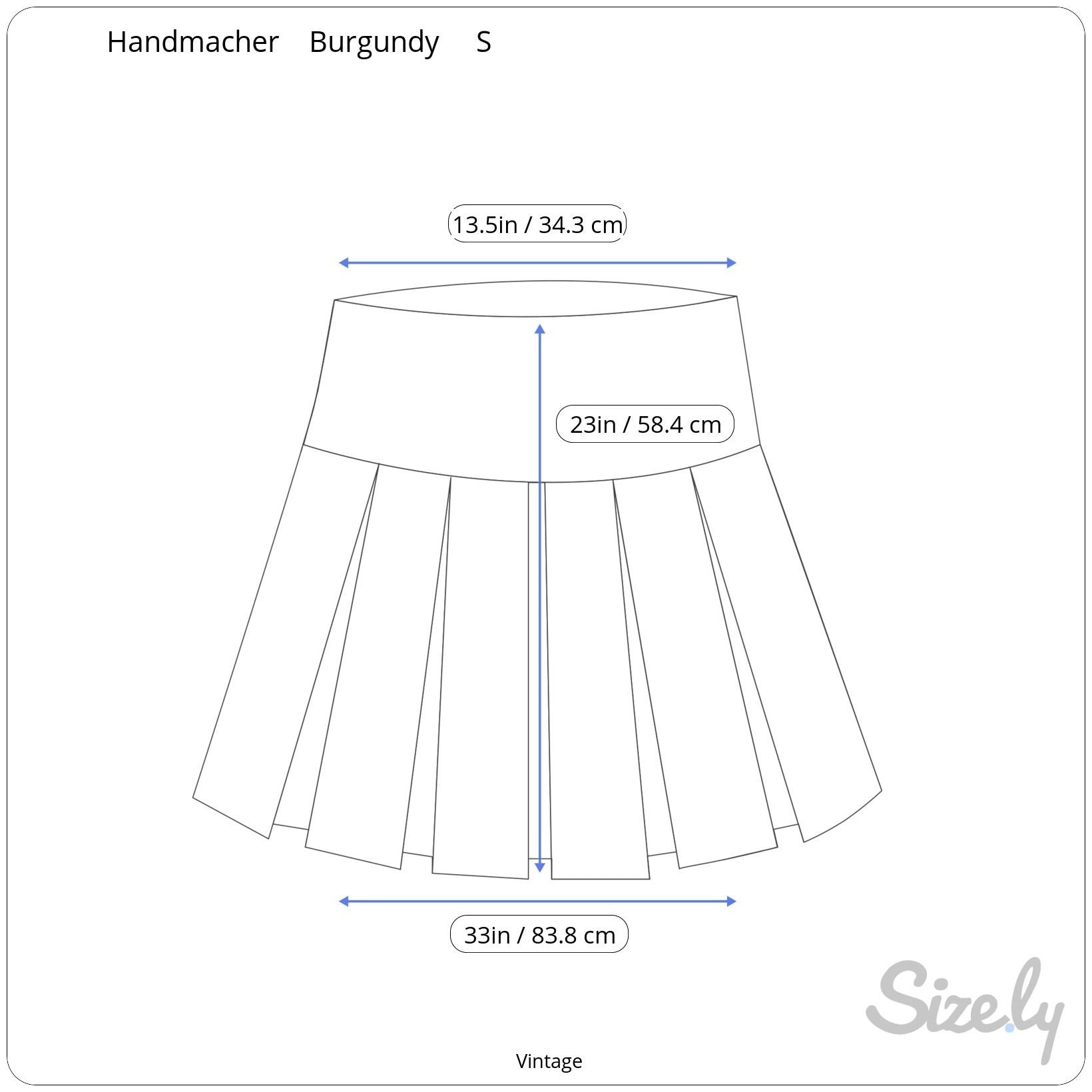 Handmacher Vintage 80s Womens Burgundy Diamond Print 2 Piece Blouse Skirt Set 8