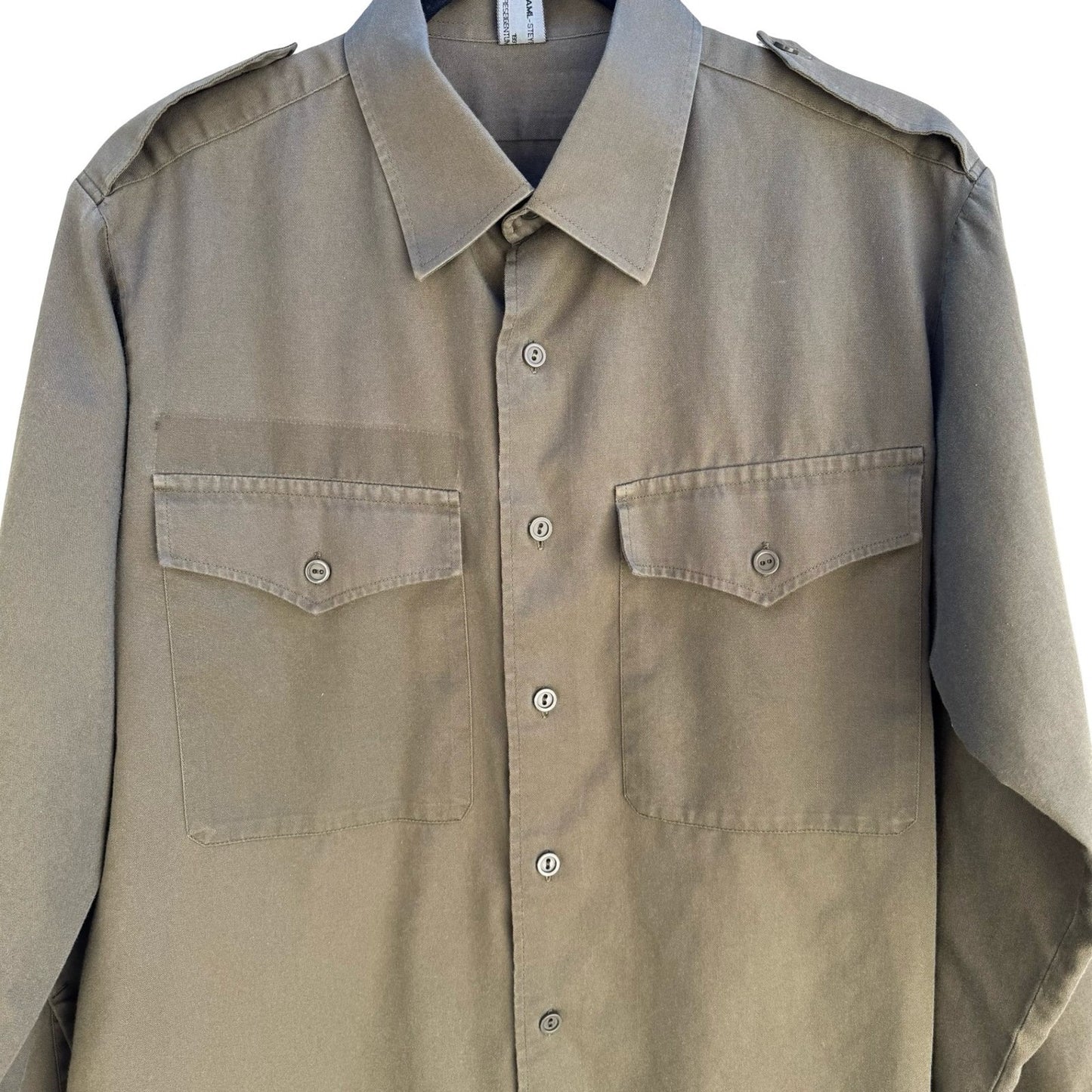 Kraml-Steyr Austrian Military Bundesheer Patch Field Shirt Gorpcore Green Mens L