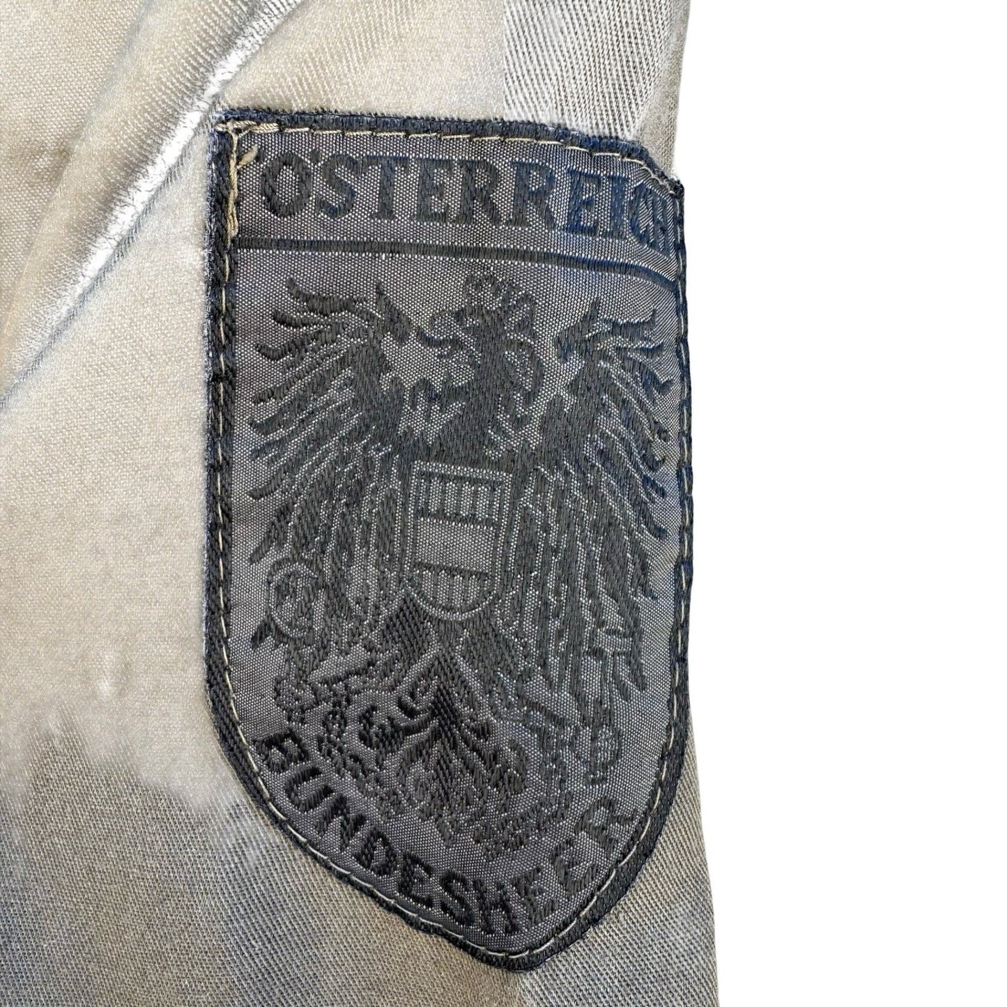Kraml-Steyr Austrian Military Bundesheer Patch Field Shirt Gorpcore Green Mens L
