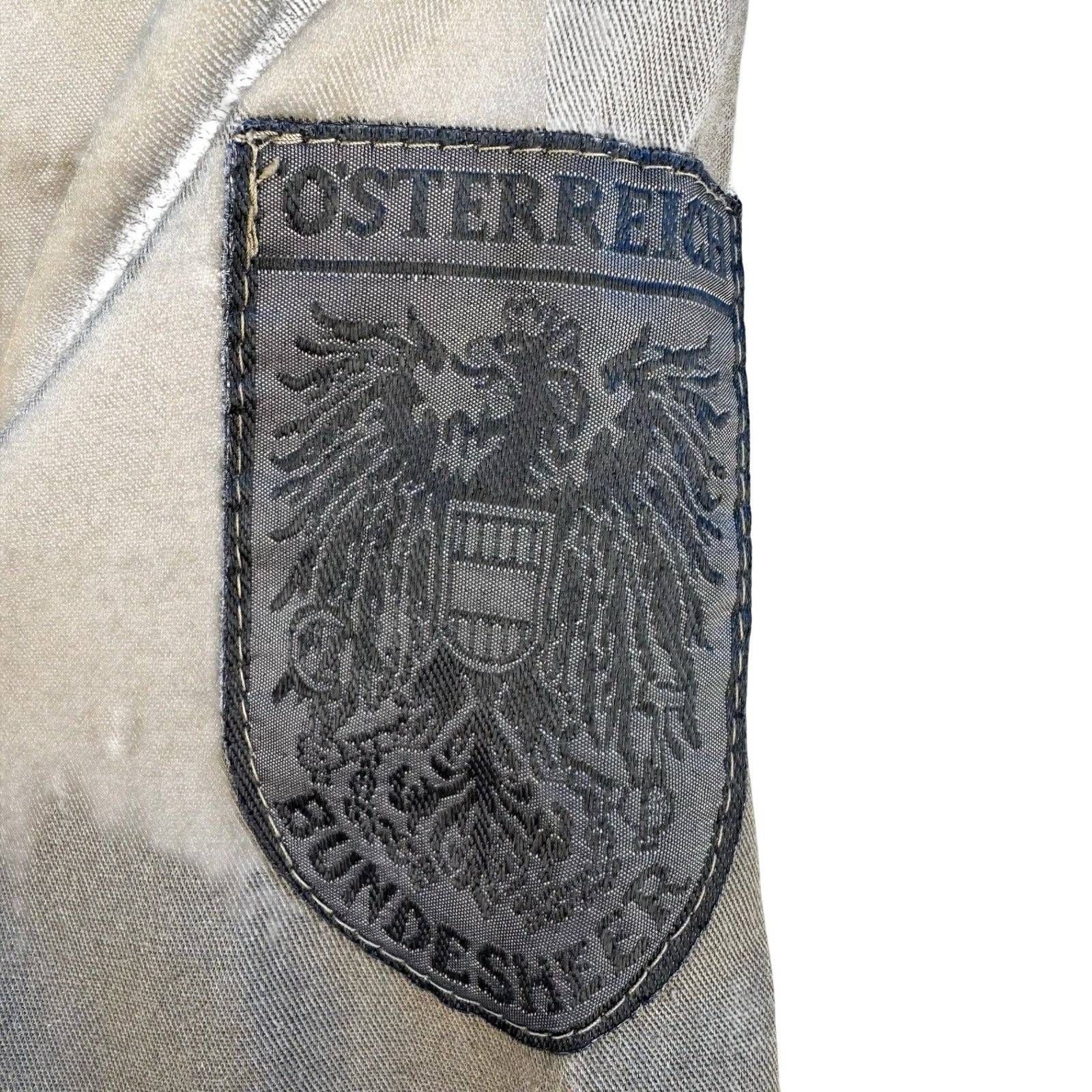 Kraml-Steyr Austrian Military Bundesheer Patch Field Shirt Gorpcore Green Mens L
