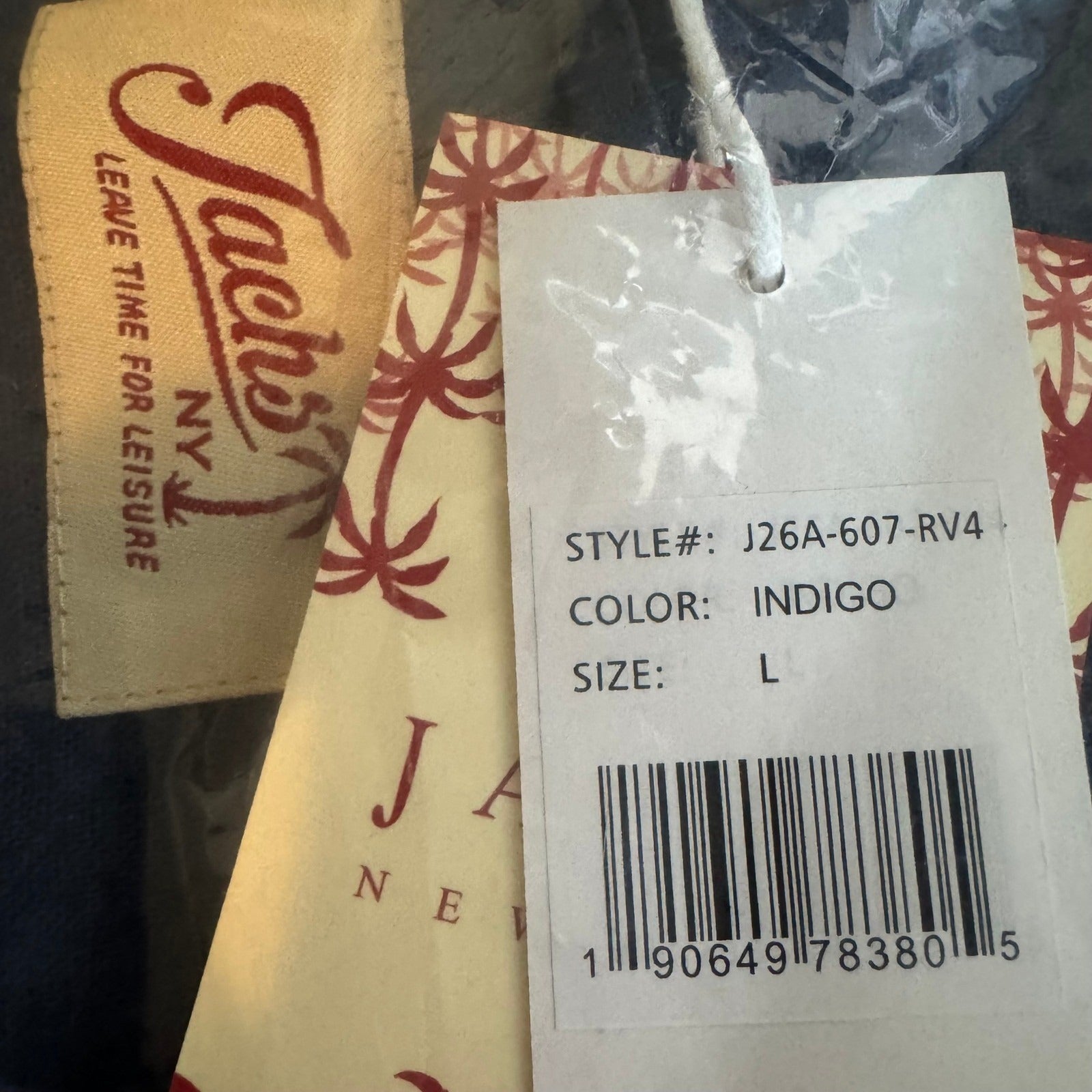 Jachs New York Mens L Southhampton Navy Linen Blazer Sport Coat NEW Coastal