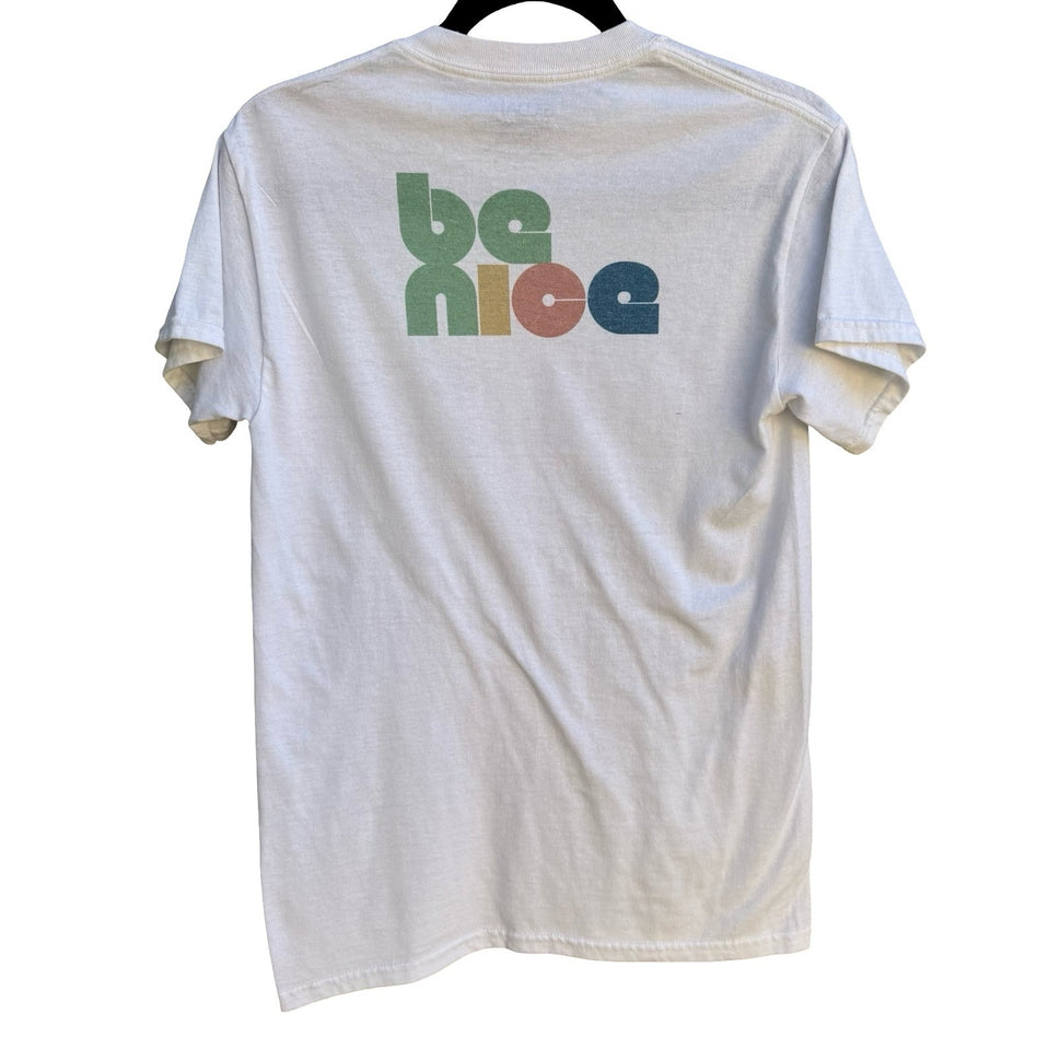 Nice Barista Coffee Roaster Graphic T-Shirt Be Nice Indie Gildan HIpster White S