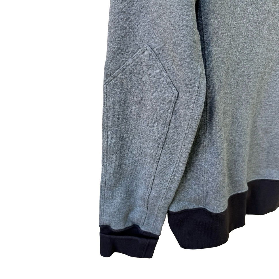 American Giant 100% Cotton Sustainable Gorpcore Full Zip Sweatshirt Grey S USA