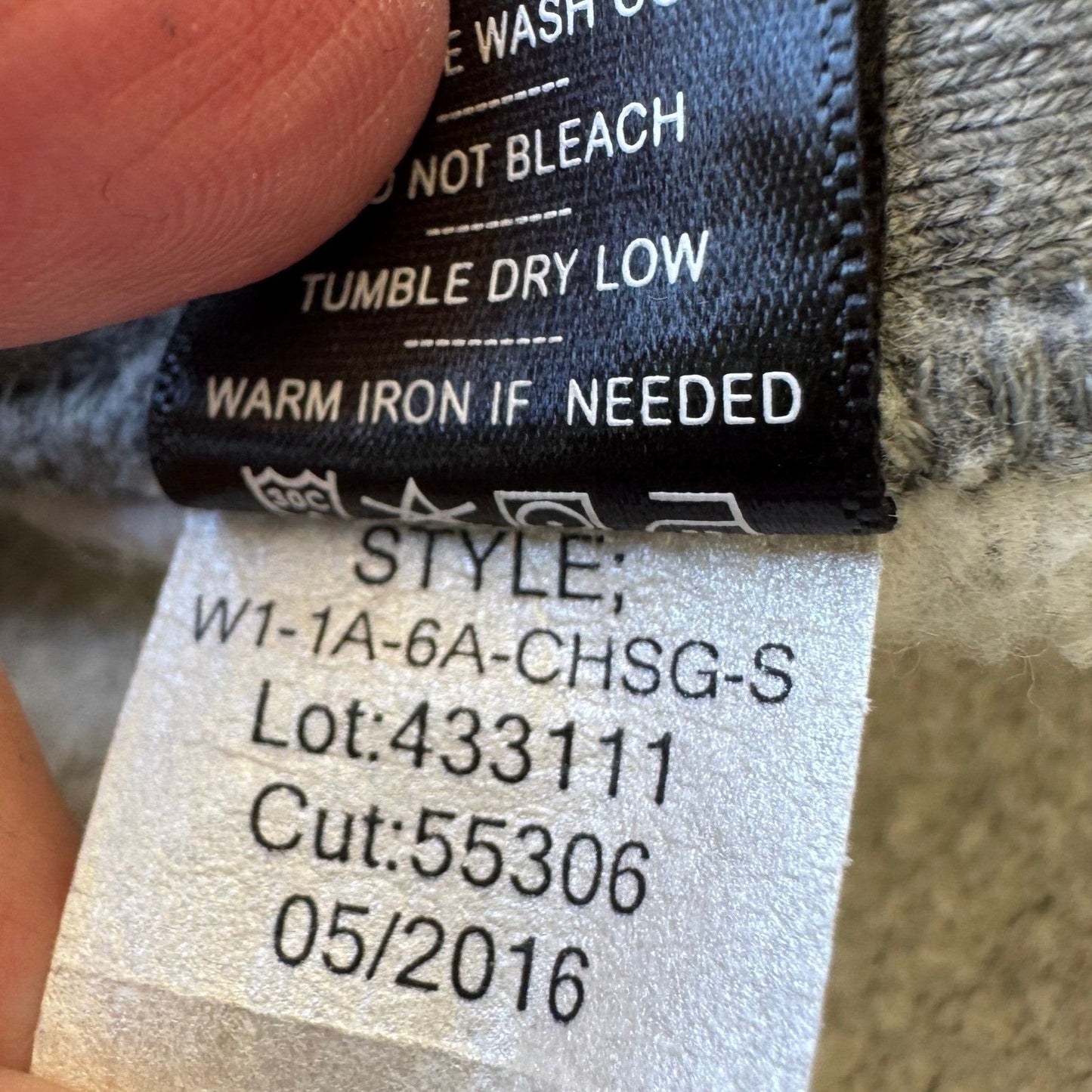 American Giant 100% Cotton Sustainable Gorpcore Full Zip Sweatshirt Grey S USA