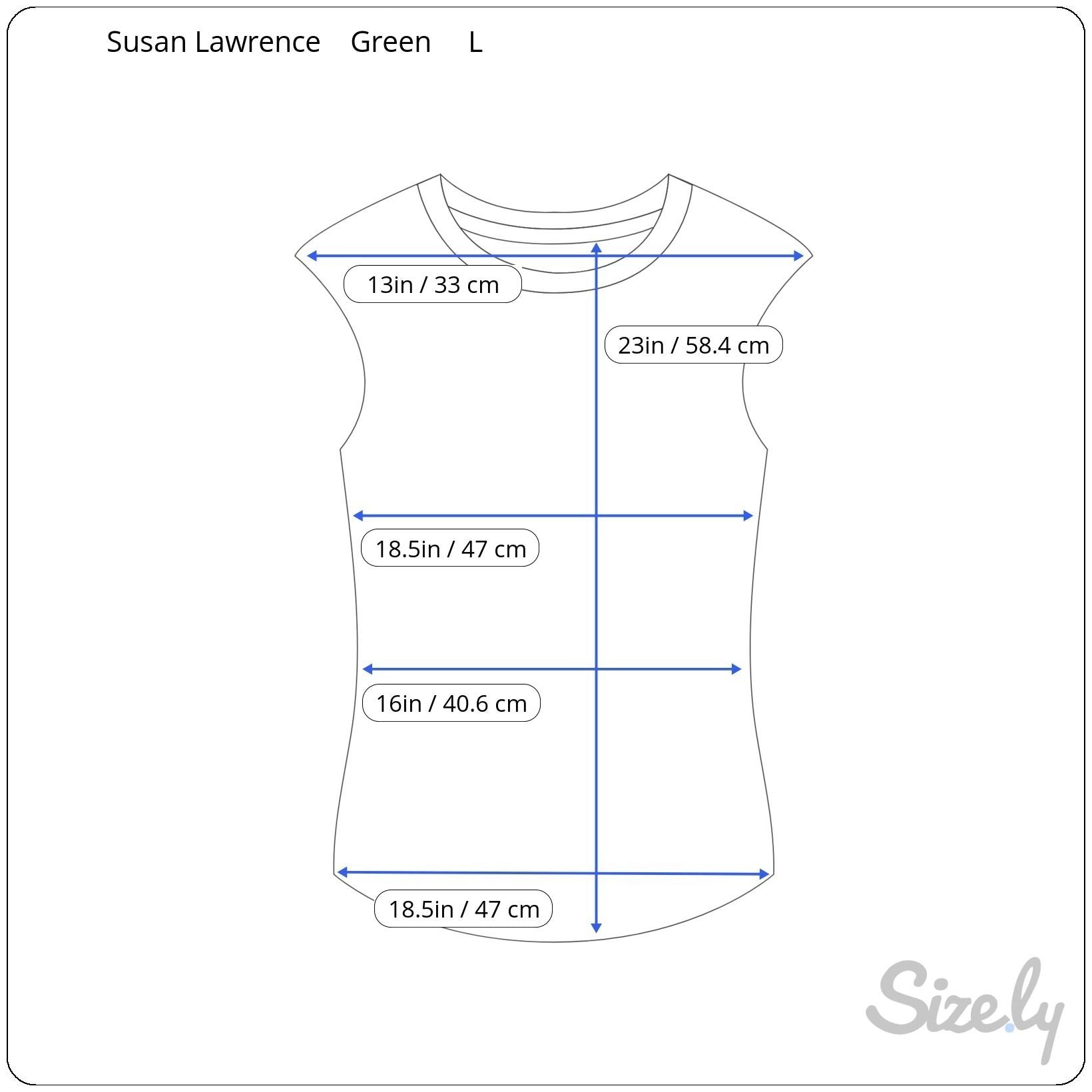 Susan Lawrence Womens Mod Sleeveless Green White Circle Pattern Jersey Shirt Top L