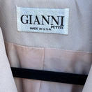 Switch Gianni Vintage Womens 6 Cream Suit Set Blazer Pencil Skirt Office Professional 2 image