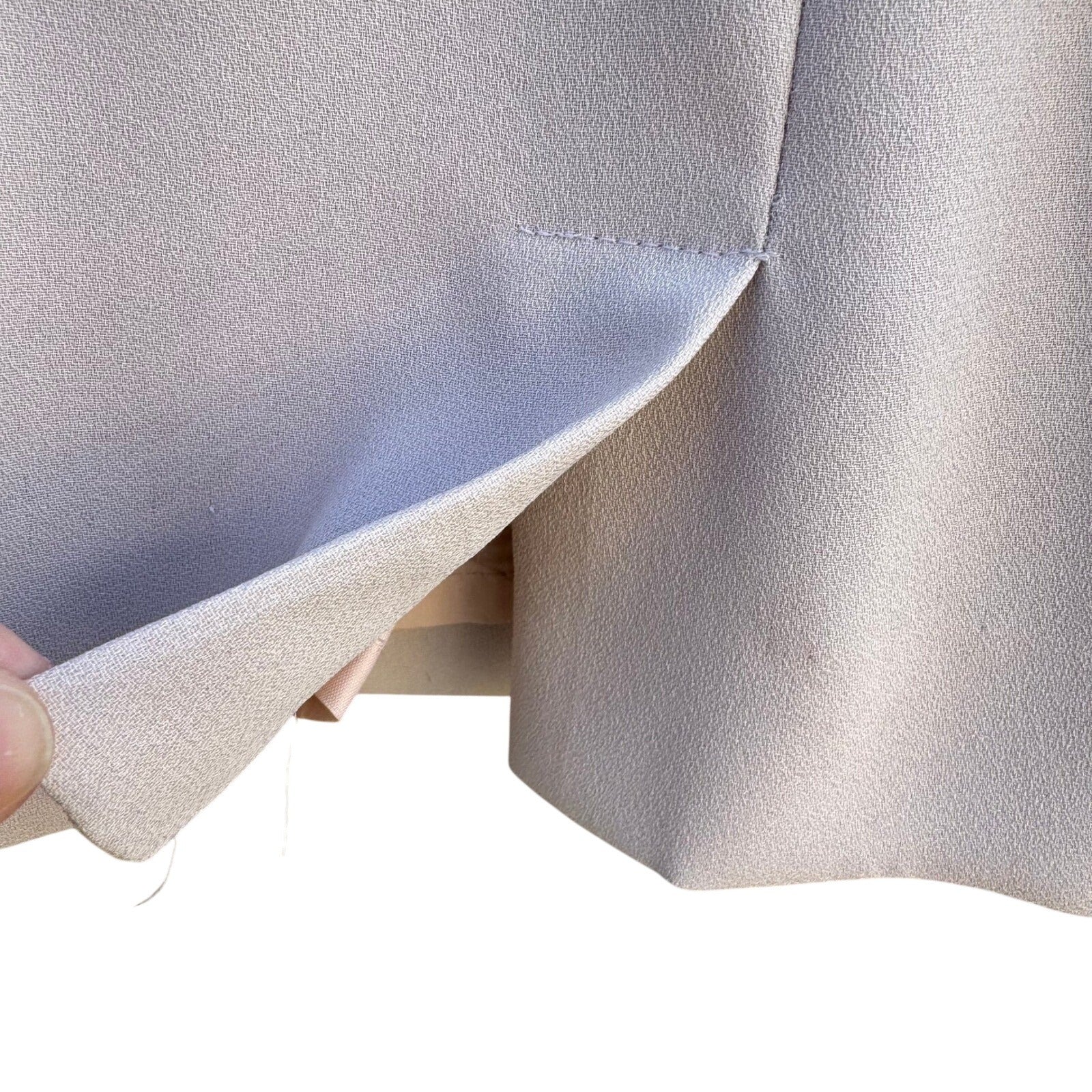 Gianni Vintage Womens 6 Cream Suit Set Blazer Pencil Skirt Office Professional