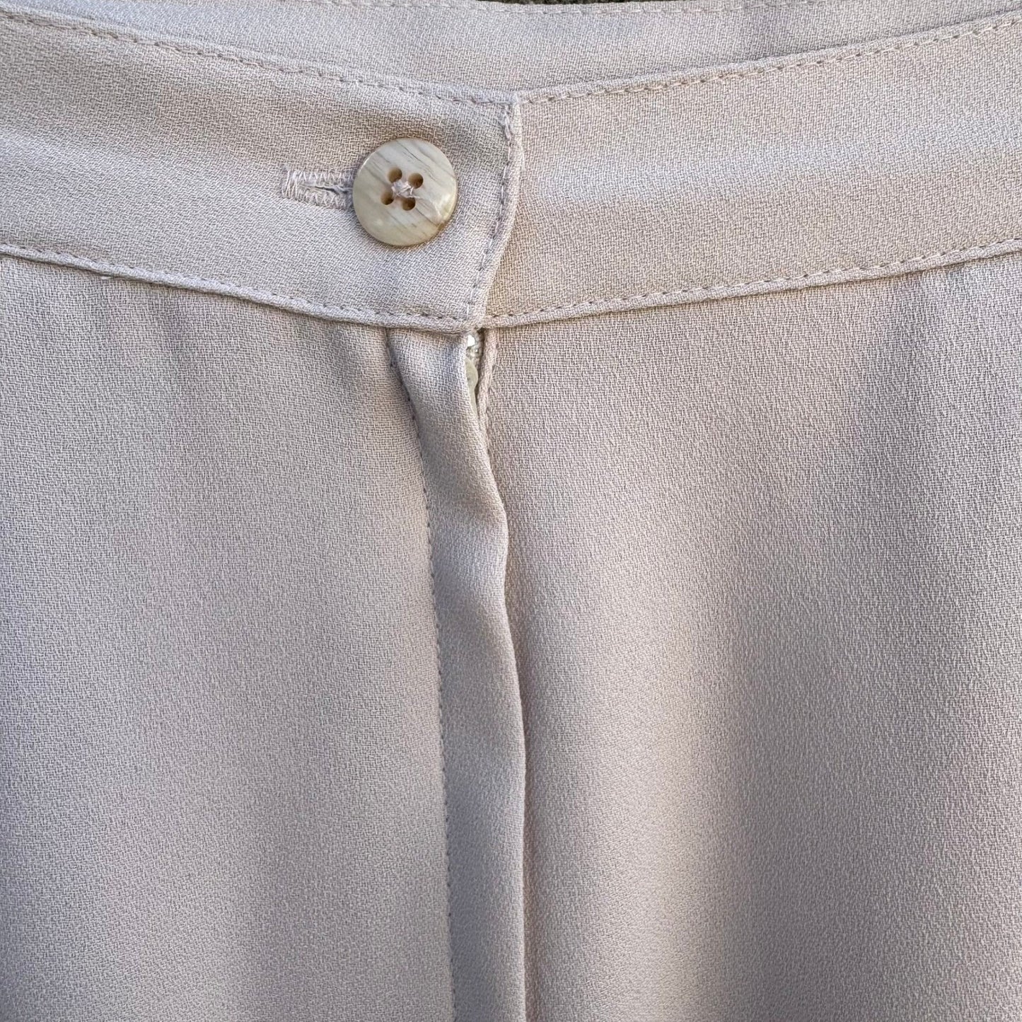 Gianni Vintage Womens 6 Cream Suit Set Blazer Pencil Skirt Office Professional