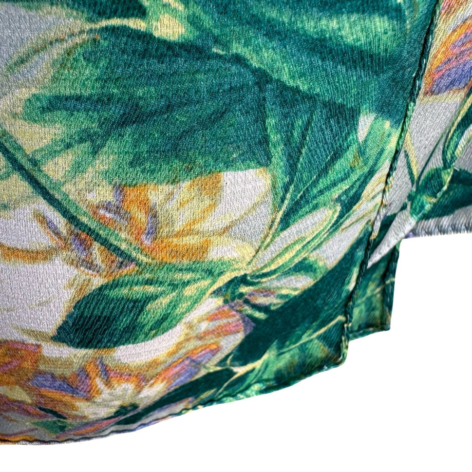 Vince Camuto Cottagecore Garden Floral Pastel Butterfly Scarf Wrap Shawl NWT