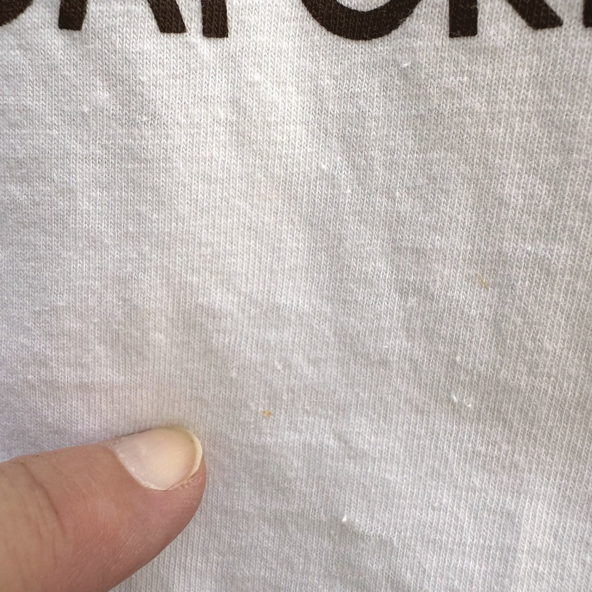 Hard Rock Cafe Singapore Vintage White Graphic Print Asics All Cotton Tee Shirt L