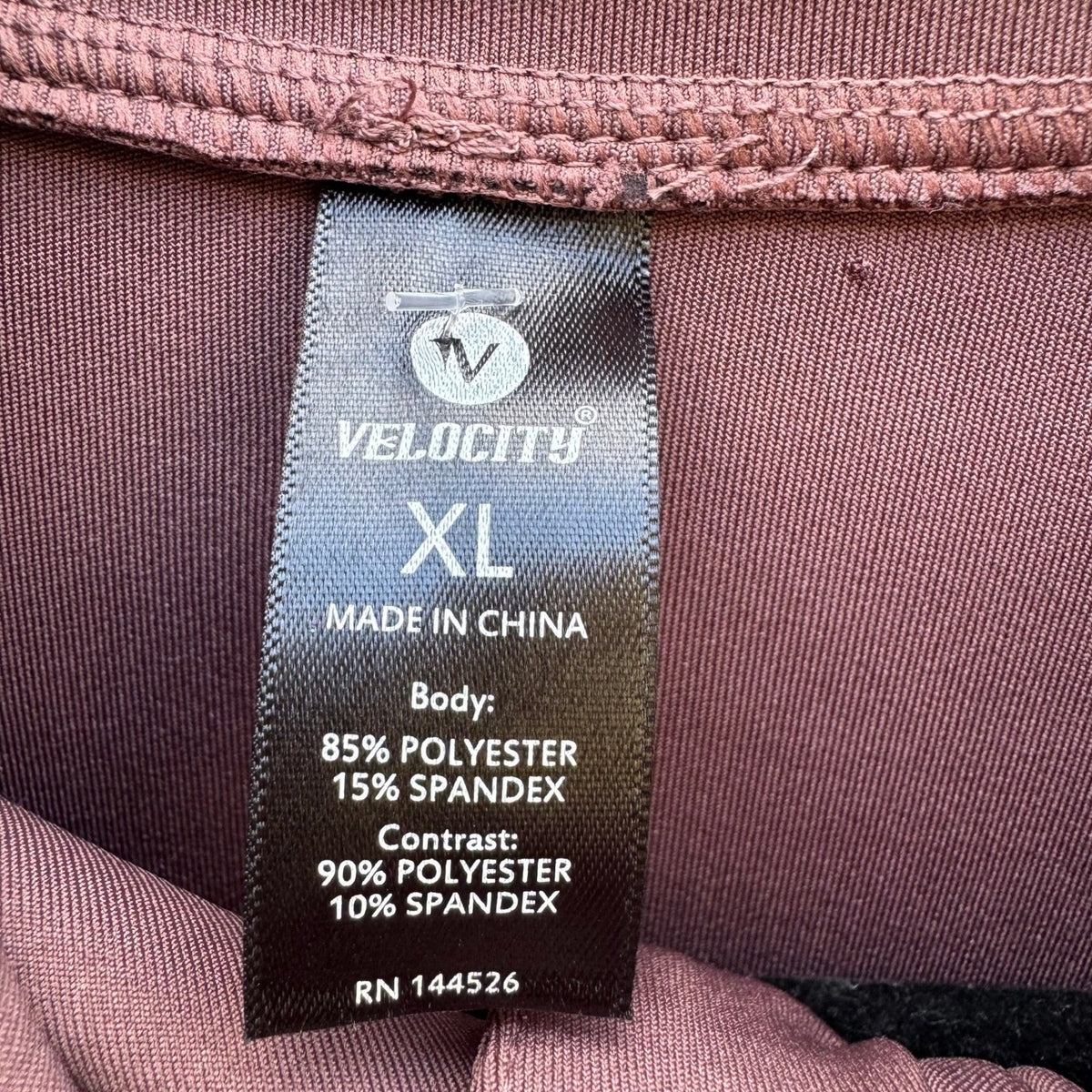 Velocity Peppercorn Gorpcore Full Zip Athletic Thumbhole Jacket Womens XL NEW