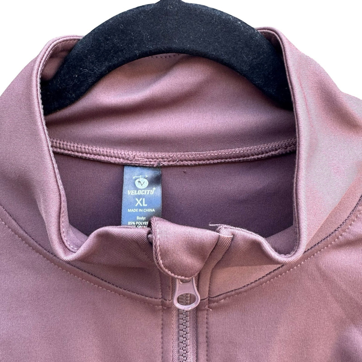 Velocity Peppercorn Gorpcore Full Zip Athletic Thumbhole Jacket Womens XL NEW
