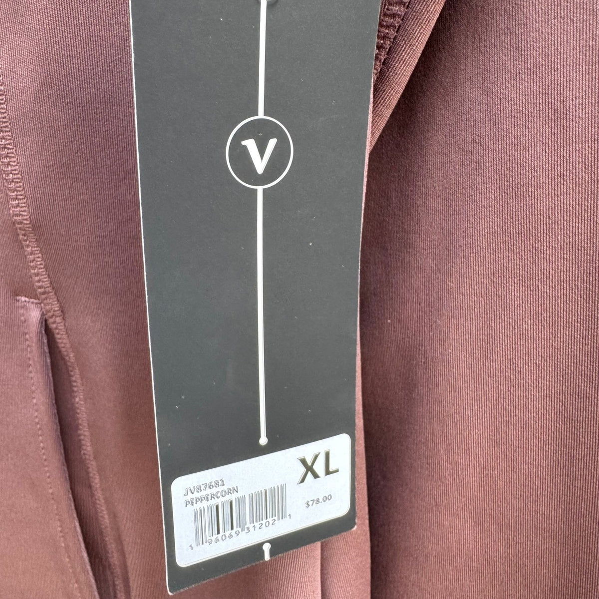 Velocity Peppercorn Gorpcore Full Zip Athletic Thumbhole Jacket Womens XL NEW