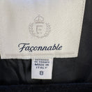 Switch Faconnable Old Money Italian Minimalist Blazer Jacket Quiet Luxury Grey Womens 8 2 image