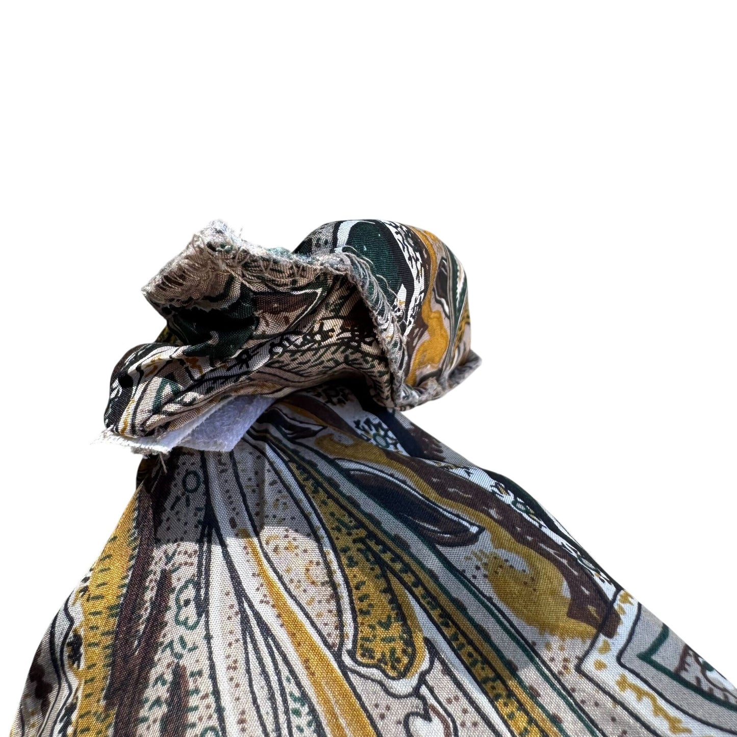 Adrian Jordan Vintage Womens Boho Paisley Silk Long Sleeve Button Shirt Blouse 22