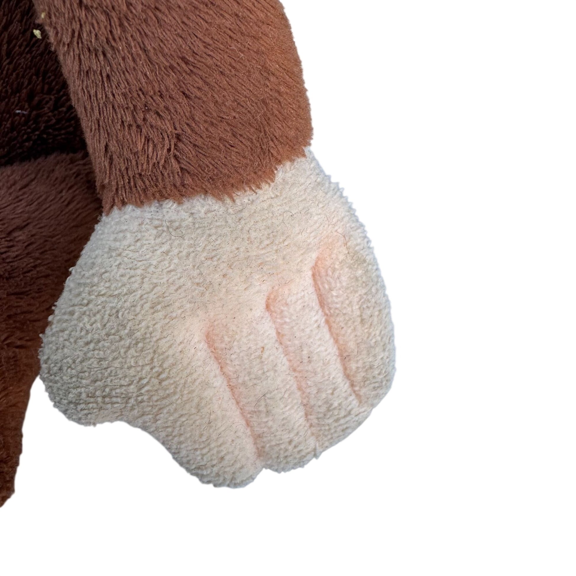 Curious George Vintage 90s Collectible Monkey Plush Toy With Santa Hat Applause