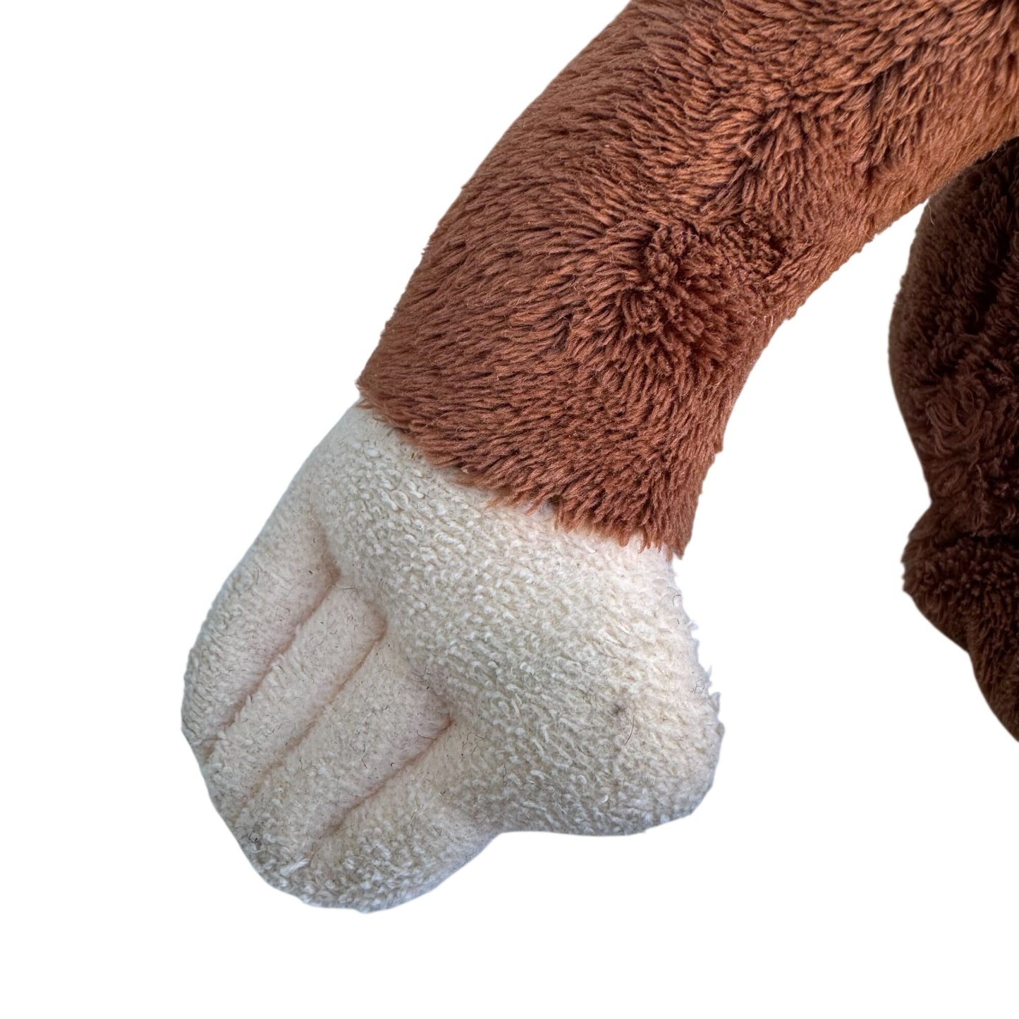 Curious George Vintage 90s Collectible Monkey Plush Toy With Santa Hat Applause