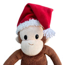 Switch Curious George Vintage 90s Collectible Monkey Plush Toy With Santa Hat Applause 3 image