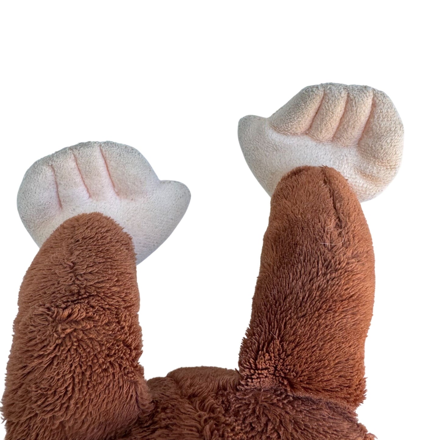 Curious George Vintage 90s Collectible Monkey Plush Toy With Santa Hat Applause