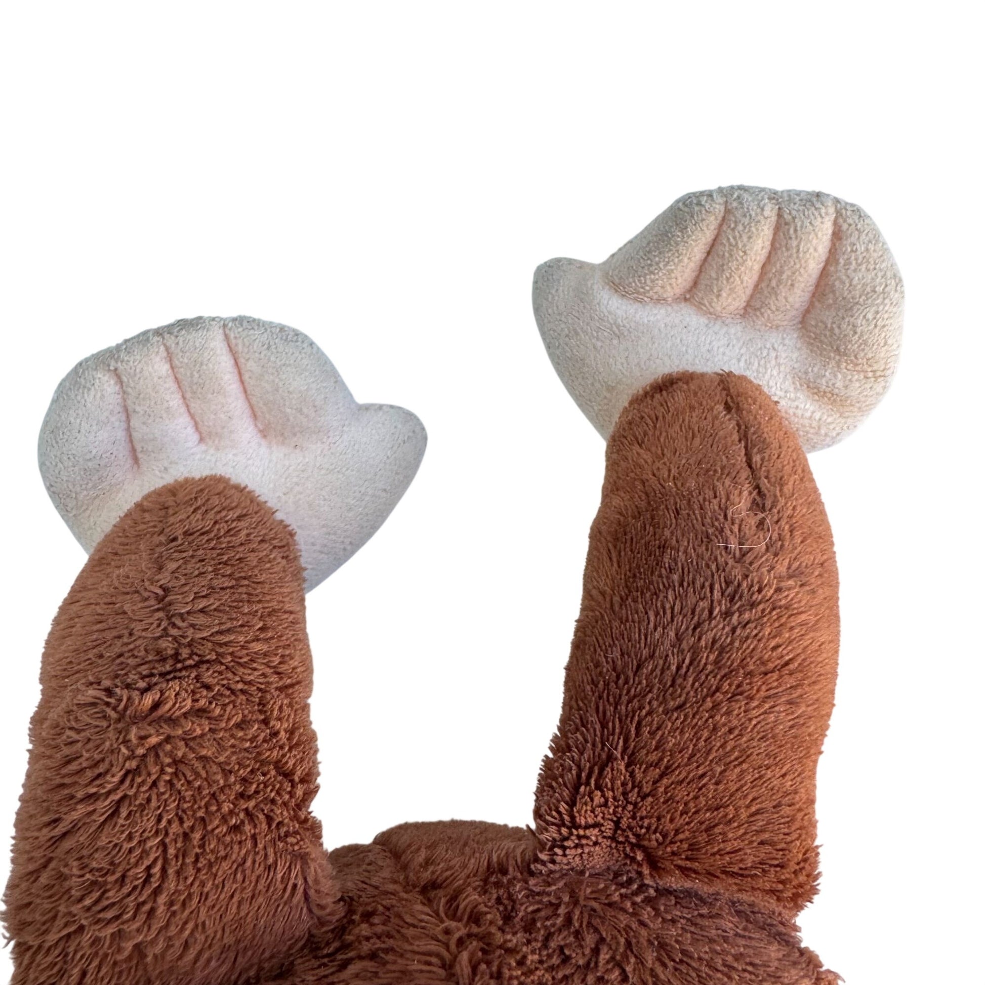 Curious George Vintage 90s Collectible Monkey Plush Toy With Santa Hat Applause