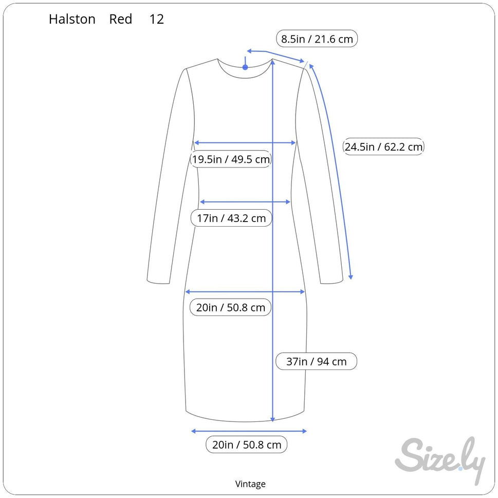 Halston Lifestyle Vintage 70s Red Shirt Dress Womens 12 Shoulder Epaulets Pockes