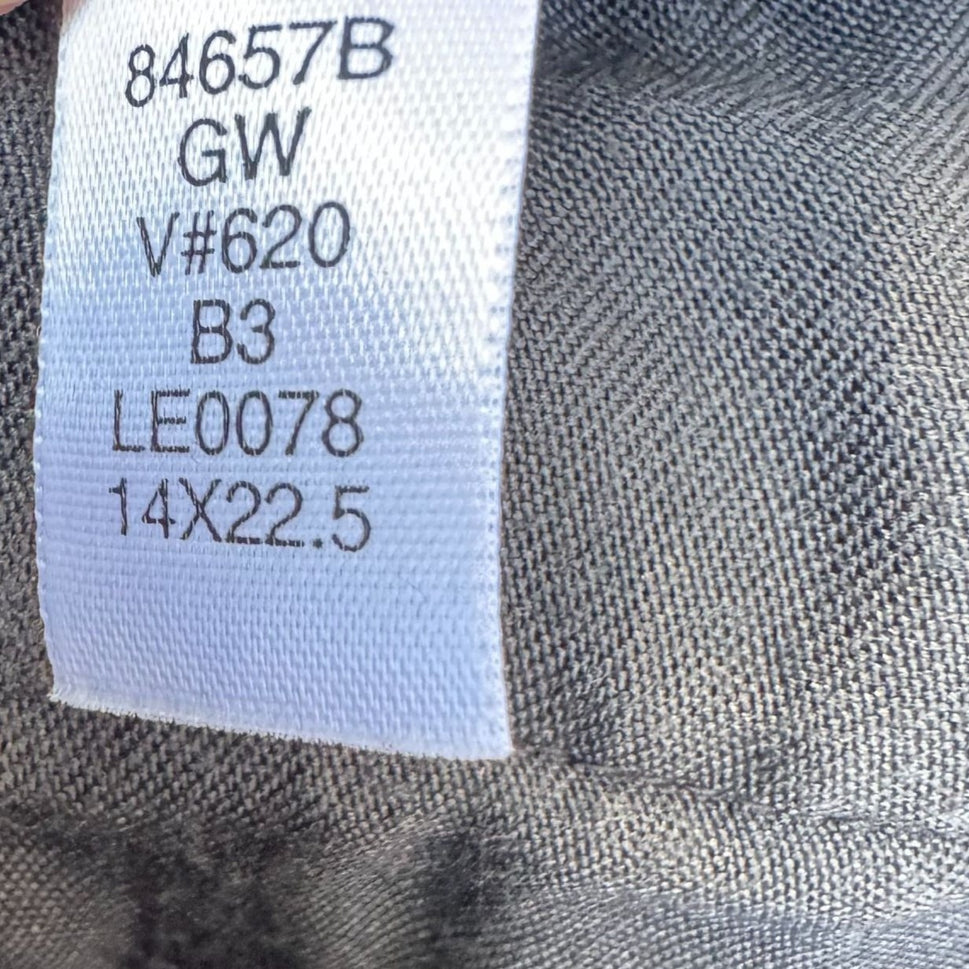 Lands End Vintage 90s Y2K Womens Black Relaxed Fit Chino Capri Pants Casual 14P