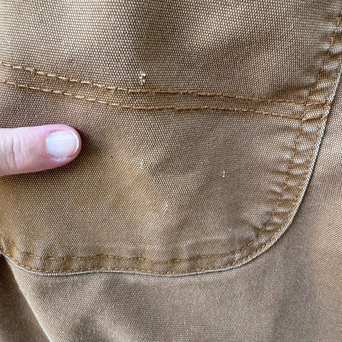 Dickies DP802SBD Flex Tough Max Duck Carpenter Workwear Pants Brown Mens 38x32