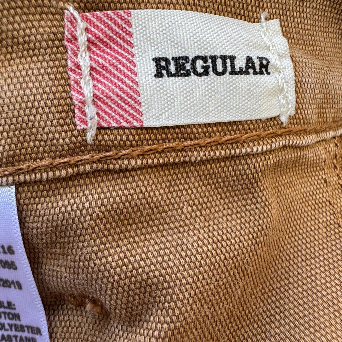 Dickies DP802SBD Flex Tough Max Duck Carpenter Workwear Pants Brown Mens 38x32