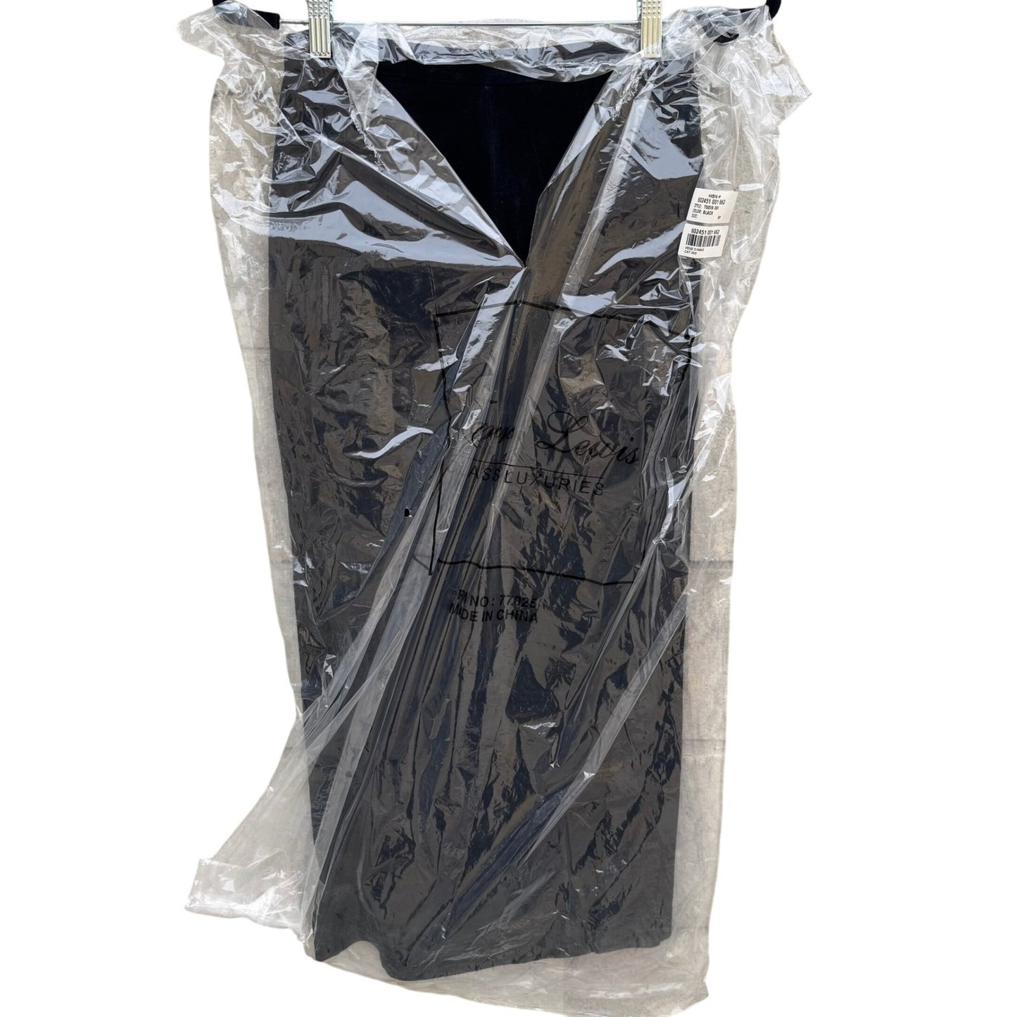 Terry Lewis Classic Luxuries Black Suede Leather Maxi Skirt T5019-001 Womens 6P