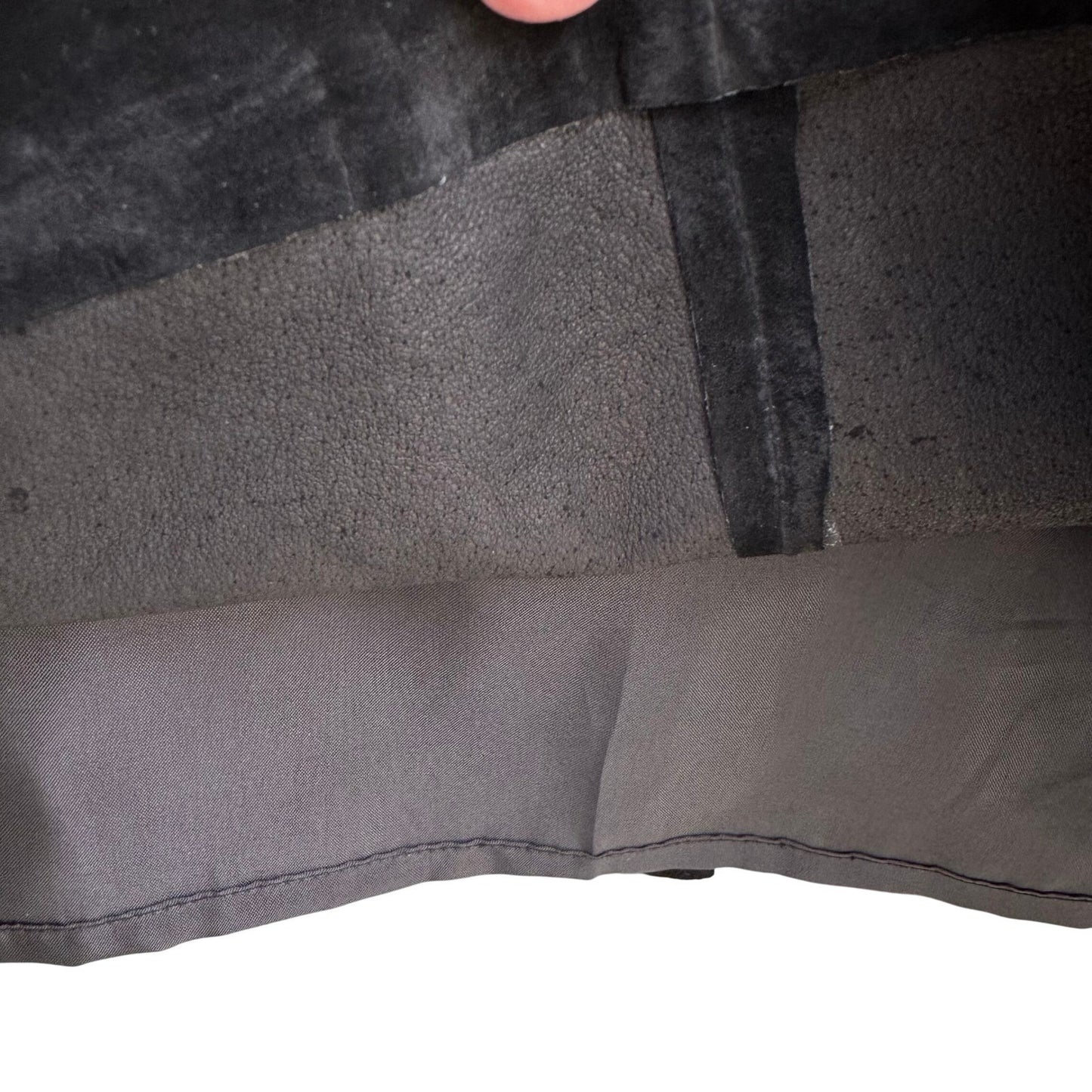 Terry Lewis Classic Luxuries Black Suede Leather Maxi Skirt T5019-001 Womens 6P