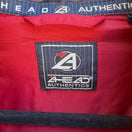 Switch Ahead Authentics Gorpcore Red Athleisure Golf Windshirt Pullover Sporty Mens L 2 image