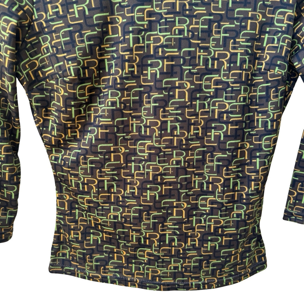 Protect Our Nature French Vintage Y2K Cyber Streetwear Mod Mock Neck Crop Top