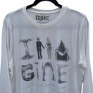 Switch Lyric Culture John Lennon Imagine Graphic Long Sleeve Top White Medium USA Made 3 image