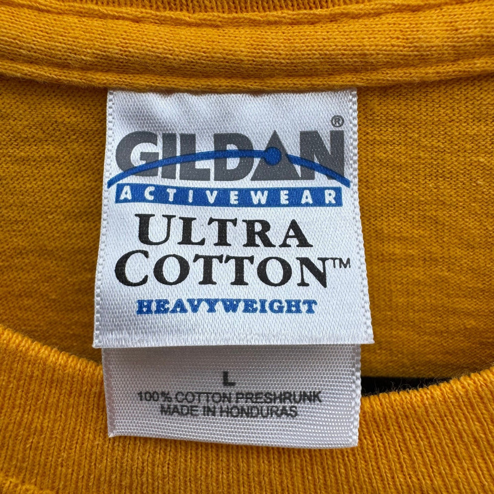 Gildan Cabo San Lucas Invitational Surf Freestyle Graphic T-Shirt Yellow Large