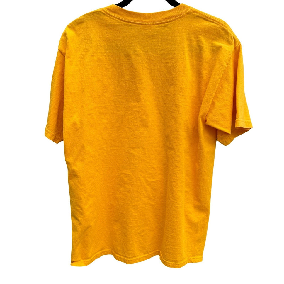 Gildan Cabo San Lucas Invitational Surf Freestyle Graphic T-Shirt Yellow Large