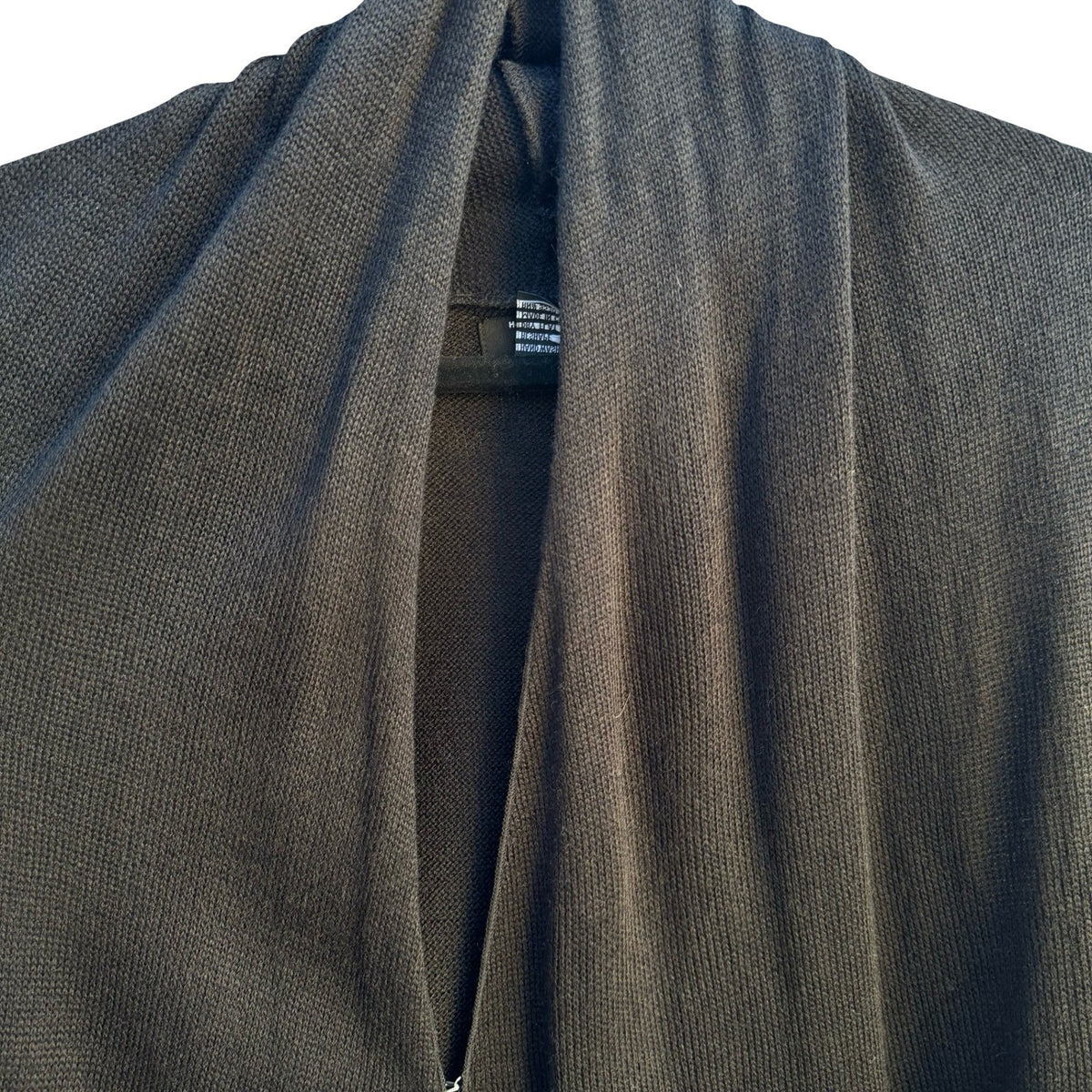 Hot in Hollywood Minimalist Layering Draped Open Front Sleeveless Cardigan M