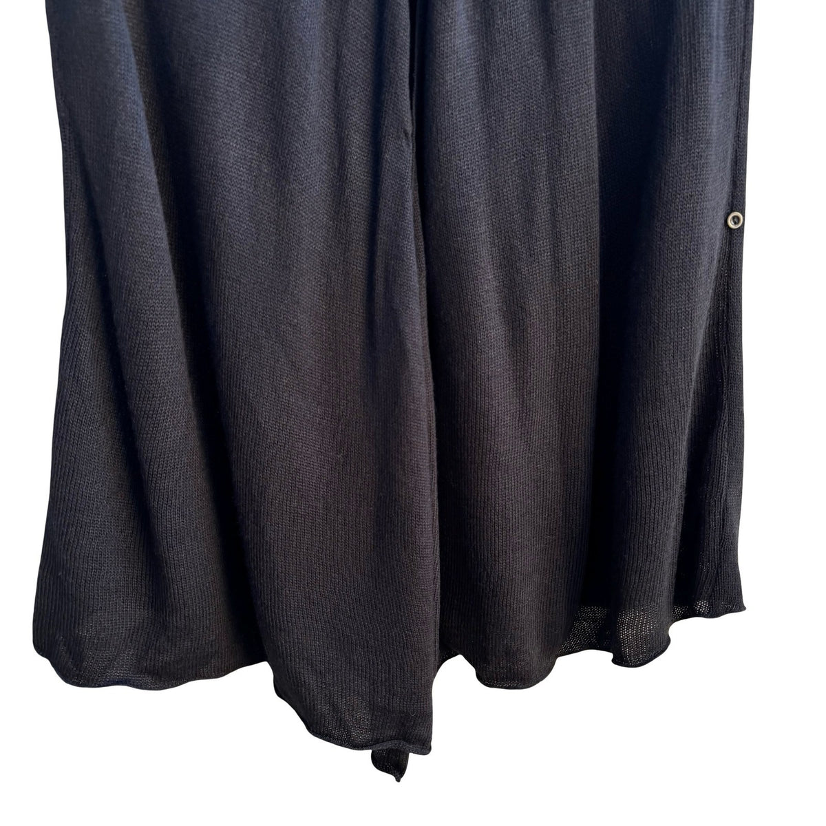 Hot in Hollywood Minimalist Layering Draped Open Front Sleeveless Cardigan M
