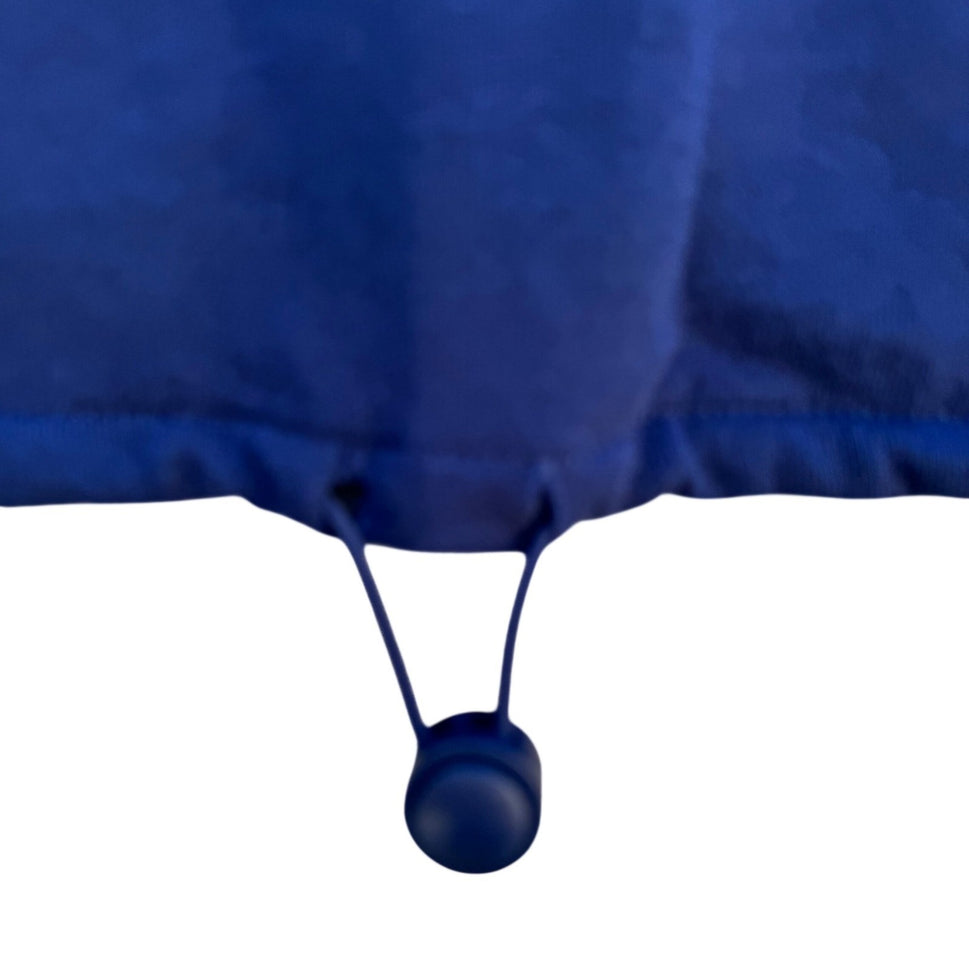 Forever 21 Womens Colorblock Cropped Sweatshirt Red White Blue Drawstring M NEW