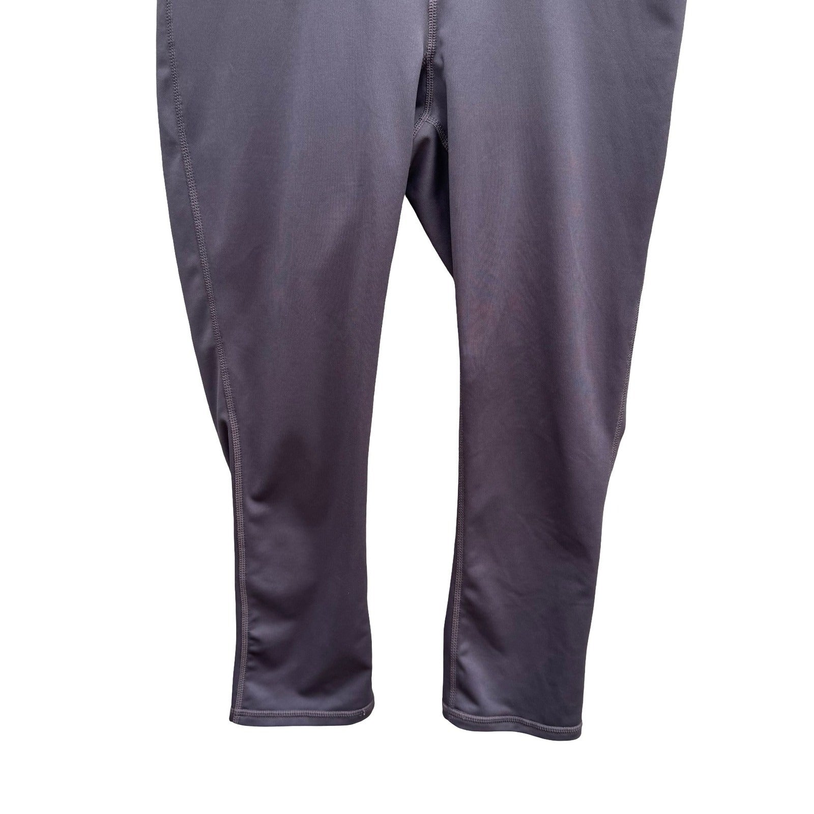 Ideology Gray Performance Capri Leggings Workout Yoga Pants Hidden Pocket XS