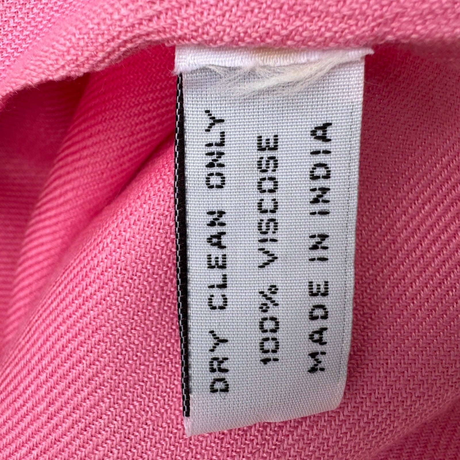 Symphony Designs Pink Pashmina Shawl Wrap 100% Viscose Fringe Tassel Scarf India