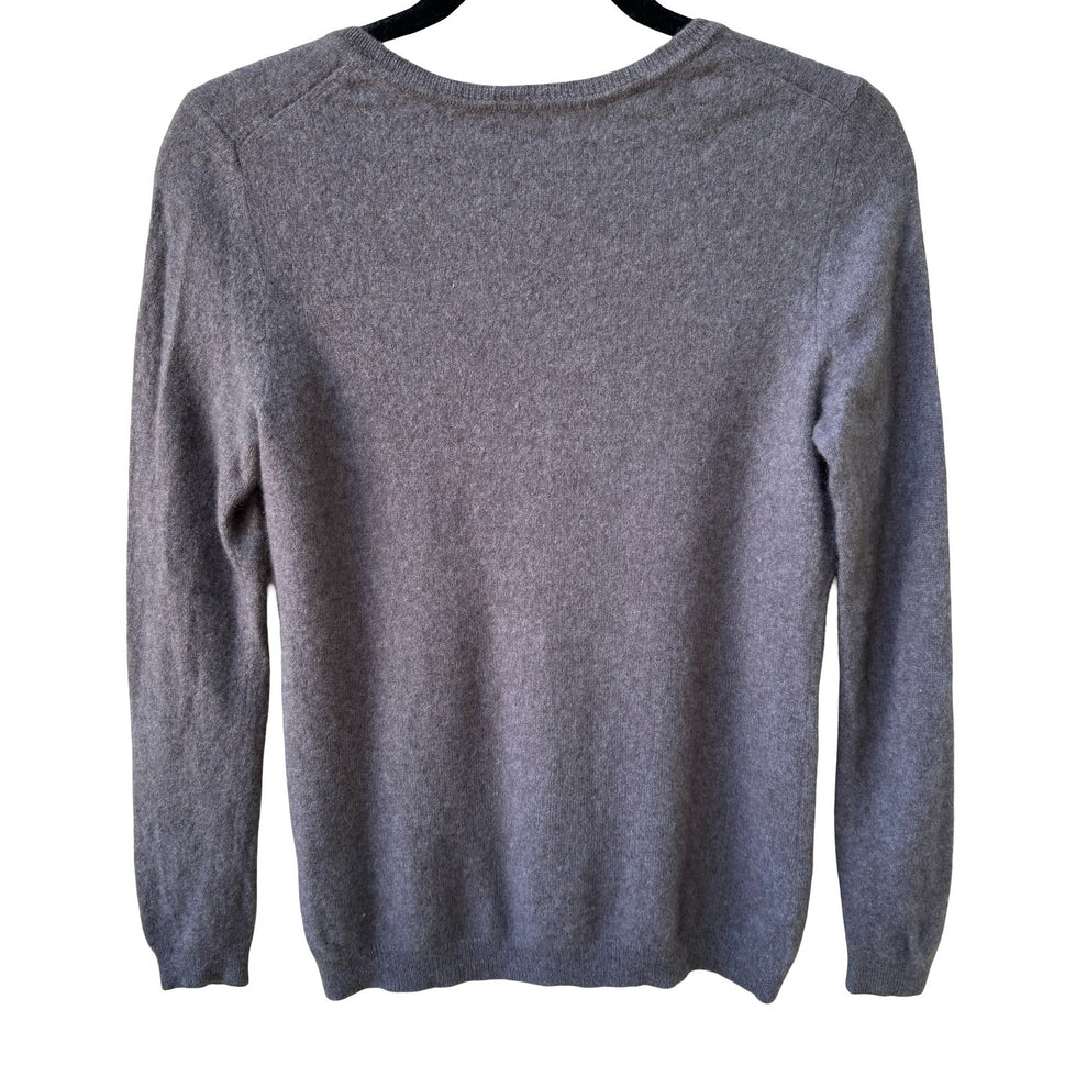 Charter Club 100% Cashmere Quiet Luxury Minimalist Preppy Crewneck Sweater S
