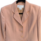 Switch Rena Rowan For Saville Petite Vintage Womens Blush Pink Preppy Blazer Jacket 6P 3 image