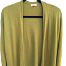 Switch Garnet Hill 100% Cashmere Quiet Luxury Layering Open Front Cardigan Sweater M 3 image