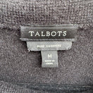Switch Talbots Pure Cashmere Quiet Luxury Old Money Minimalist Cozy Cowl Neck Sweater M 2 image