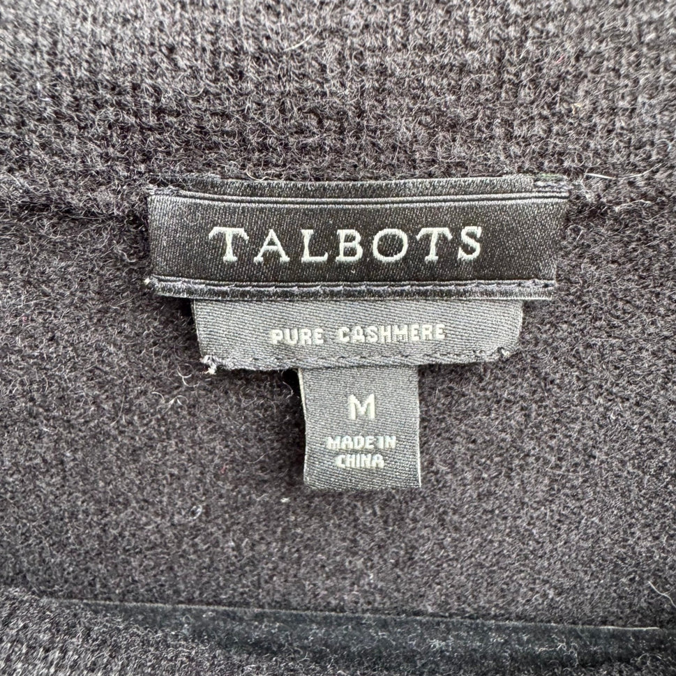 Talbots Pure Cashmere Quiet Luxury Old Money Minimalist Cozy Cowl Neck Sweater M