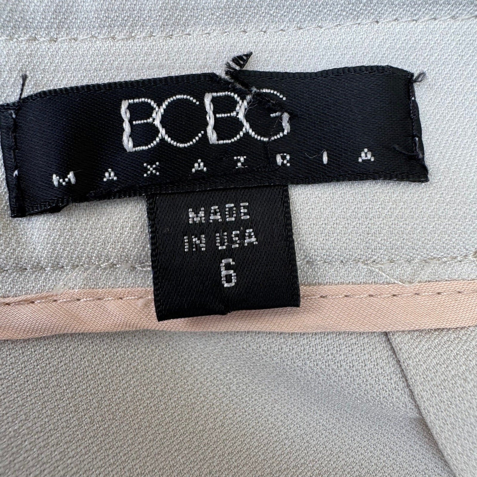 BCBG Max Azria Y2K Minimalist Coastal Beachy Wide Leg Crop Drawstring Pants 6