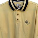 Switch Cutter &amp; Buck Roger Mens Embroidered Short Sleeve Yellow Golf Polo Shirt Large 2 image